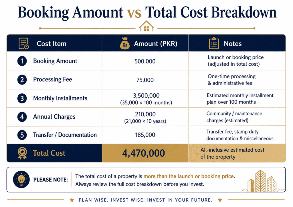 Apartment installment plan Karachi