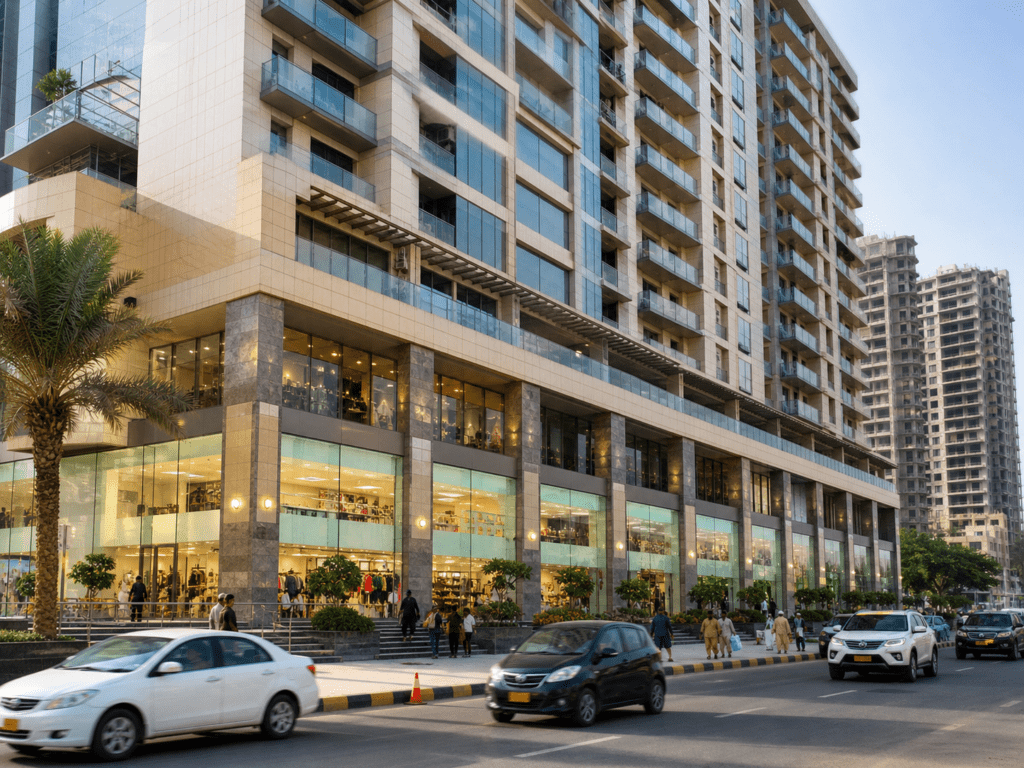 Mixed-use commercial property in Karachi