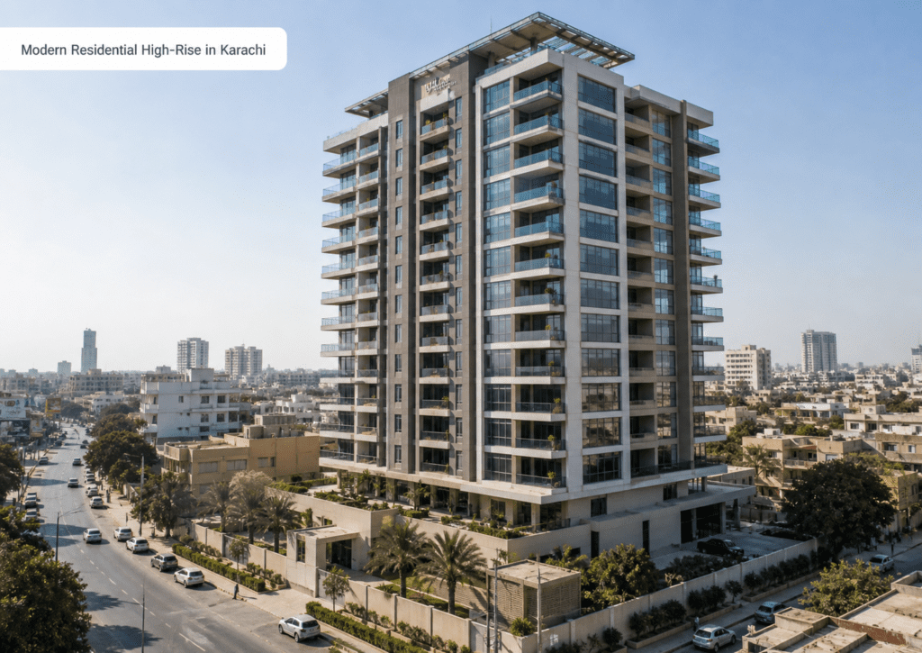 Apartment project in Karachi