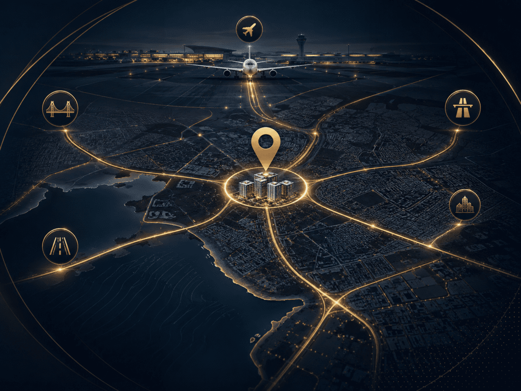 Apartments near Jinnah Airport Karachi