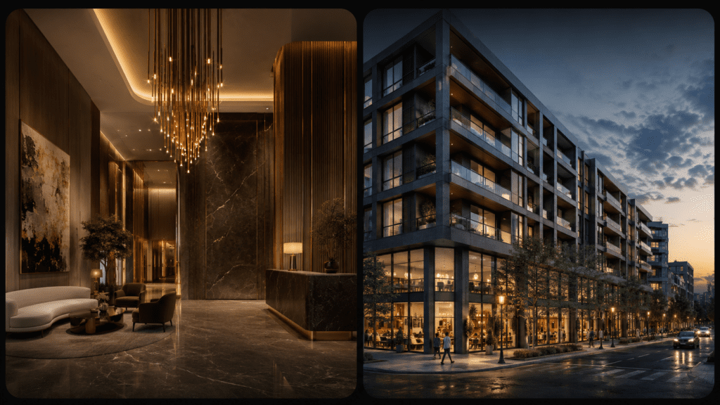 Premium vs mixed-use apartment Karachi