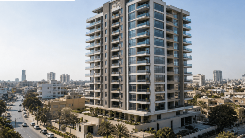 Apartment project in Karachi